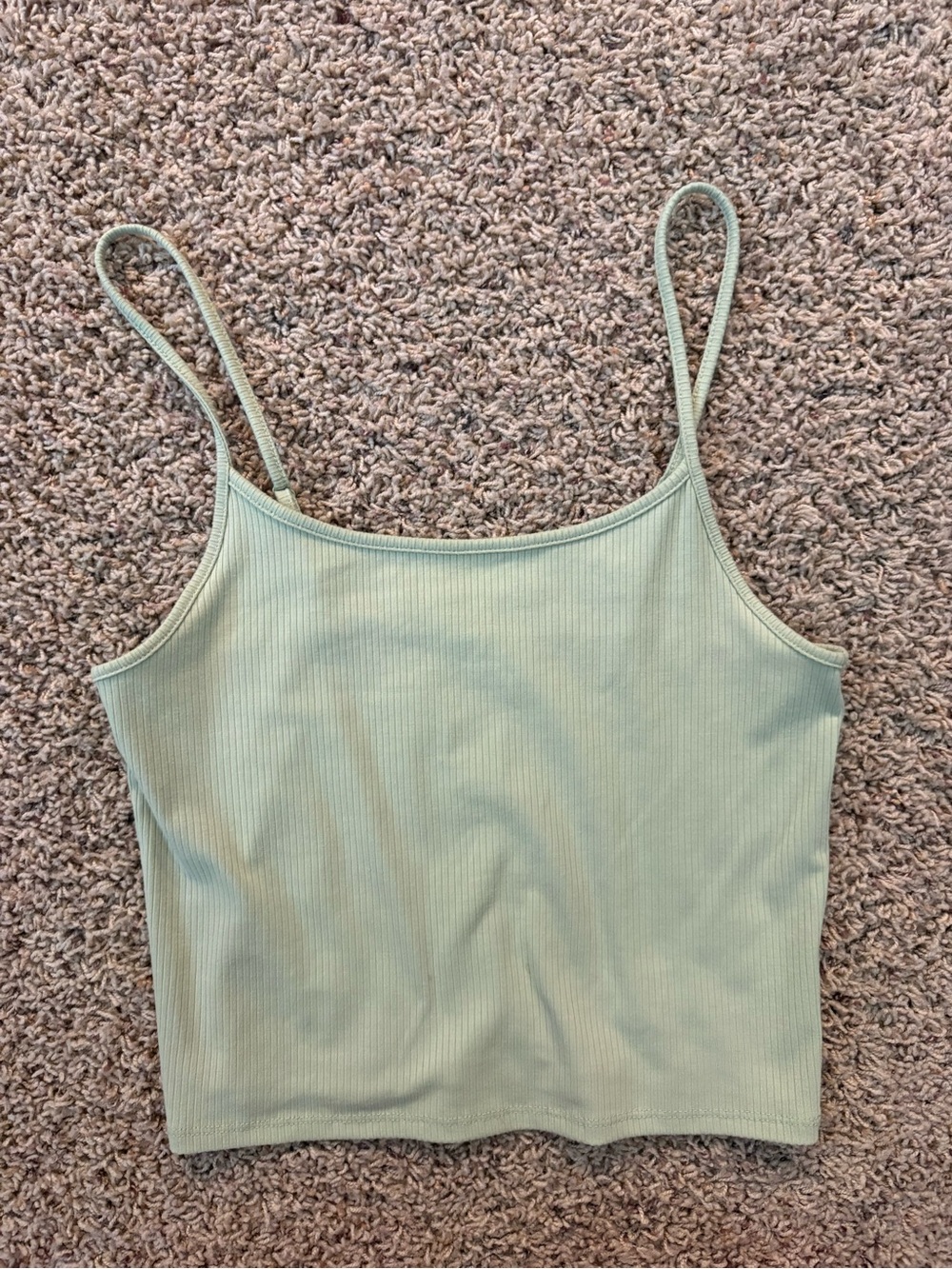 American Eagle Outfitters Sage Green Ribbed Cami